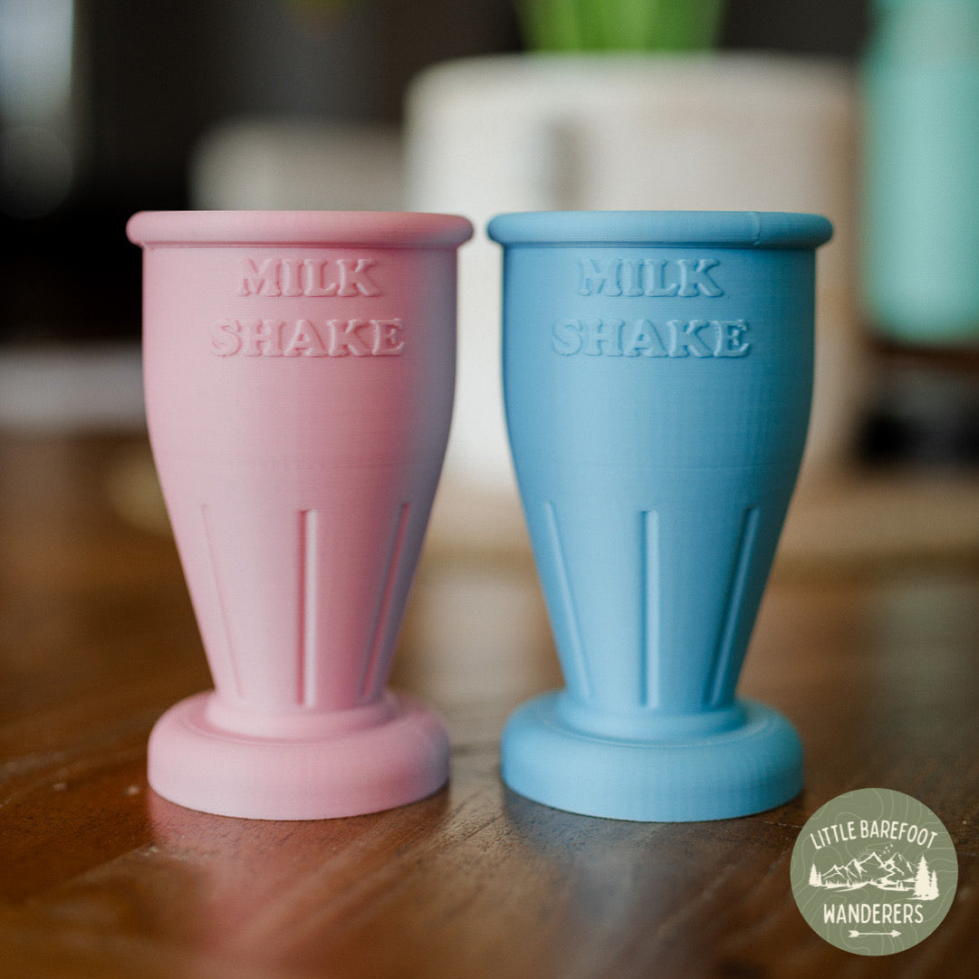 Milkshake Cup - Baby Blue