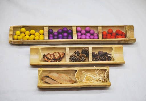 Bamboo Sorting Trays