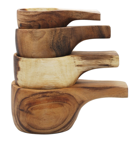 Wooden Measring Cups Set of 4