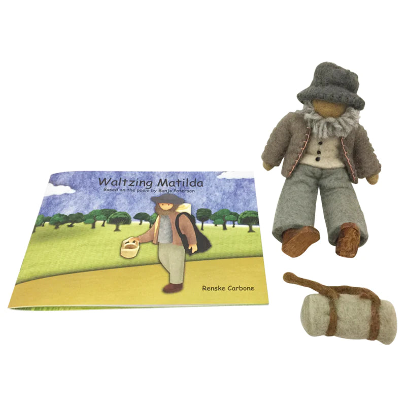 Waltzing Matilda Book with Swagman toy