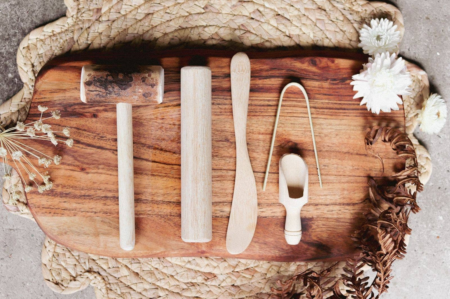 Wooden Tools - Bamboo Tongs