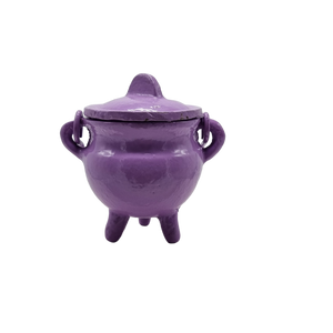 Cauldron with lid - various colours