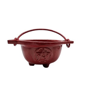 Cauldron without lid - pentagram - various colours