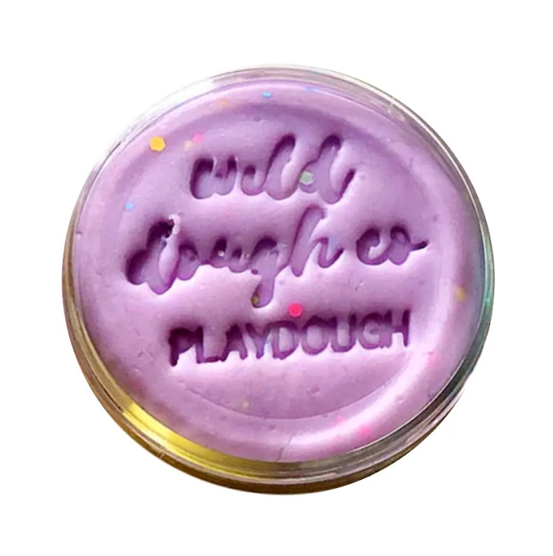 Wild Playdough - Party Purple with Glitter - Bubblegum Scented