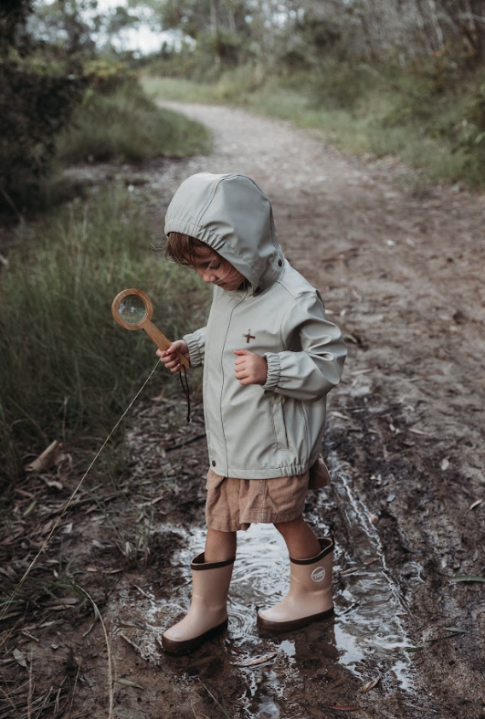 Recycled Rain Jacket - Sand