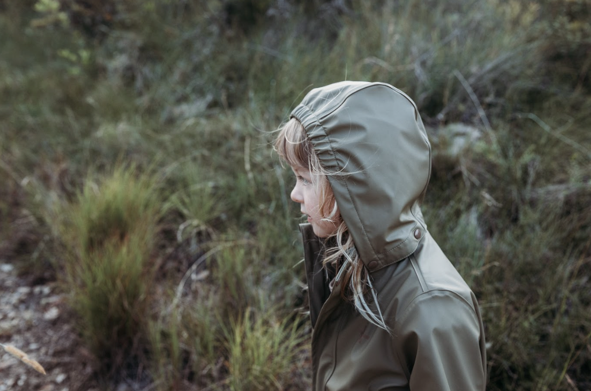 Recycled Rain Jacket - Olive