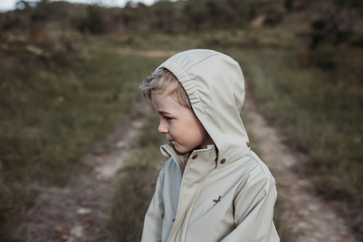 Recycled Rain Jacket - Sand