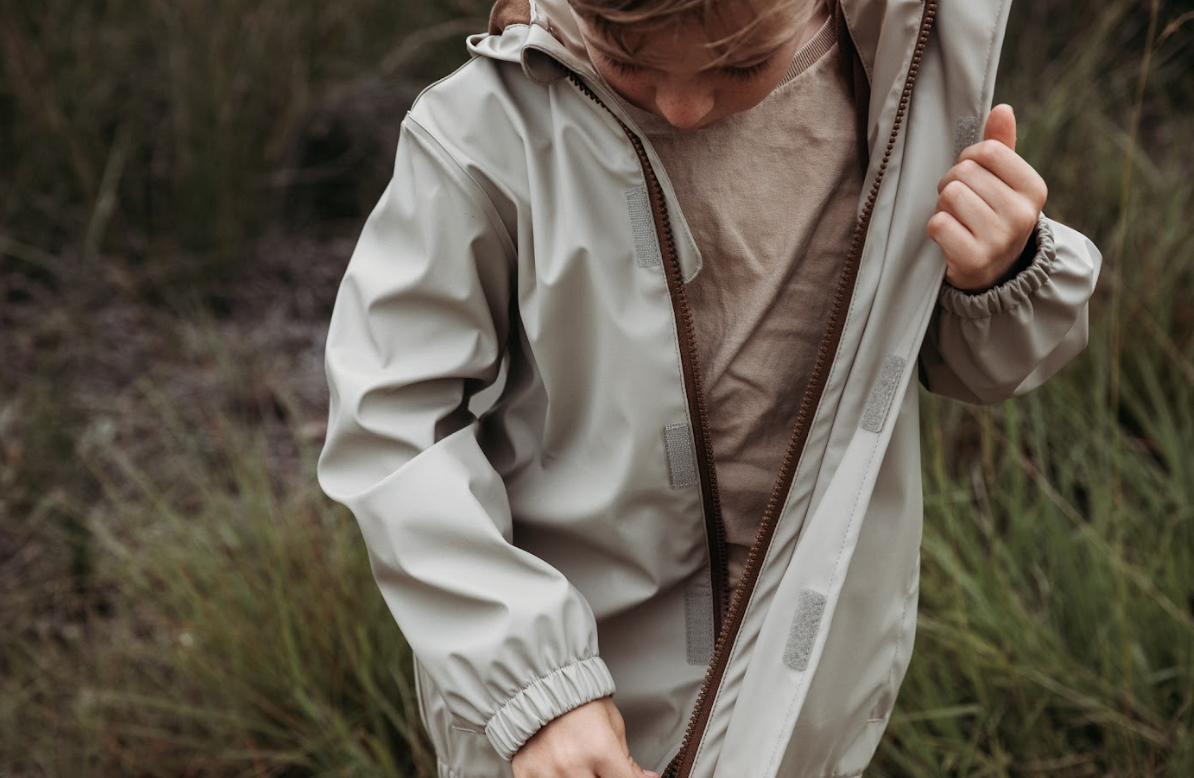 Recycled Rain Jacket - Sand