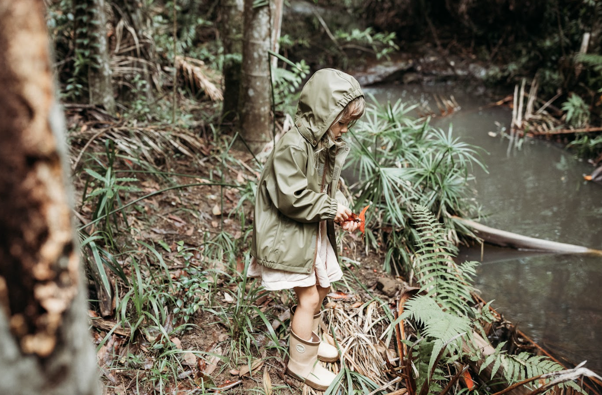 Recycled Rain Jacket - Olive