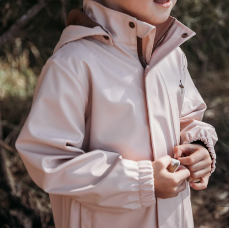 Recycled Rain Jacket - Desert Rose