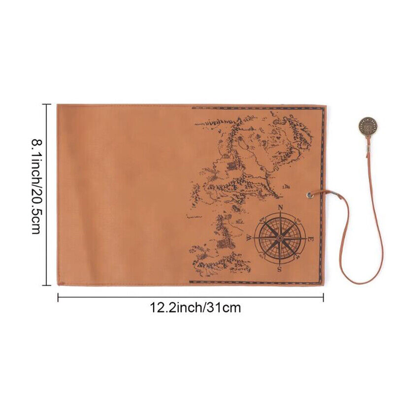 Treasure Map Roll Pencil Case