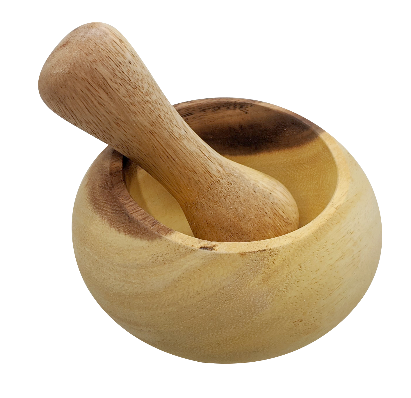 Wooden Pestle and Mortar - Wood Toy for Kids