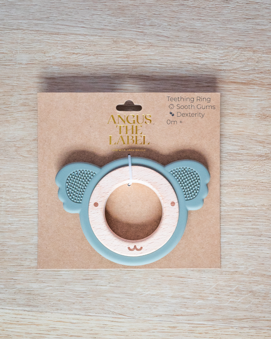 Koala Teething Ring- Sage