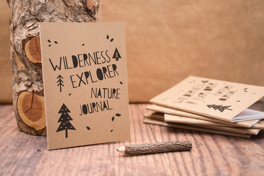 Children's Nature Journal and Natural Stick Pencil Set