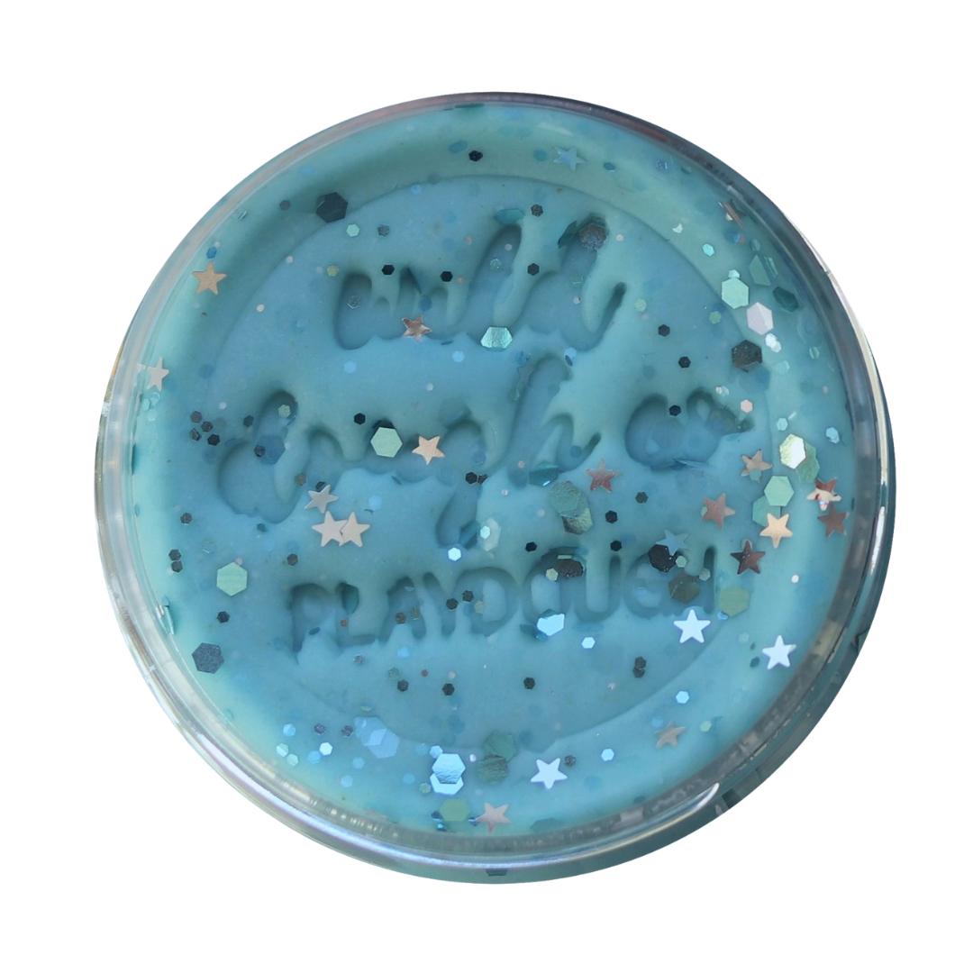 Wild Playdough - Ice Queen Blue with Glitter - Blueberry Scented