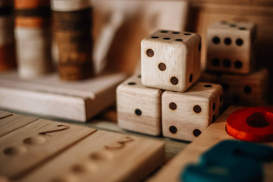 Wooden Dices - Set of 6