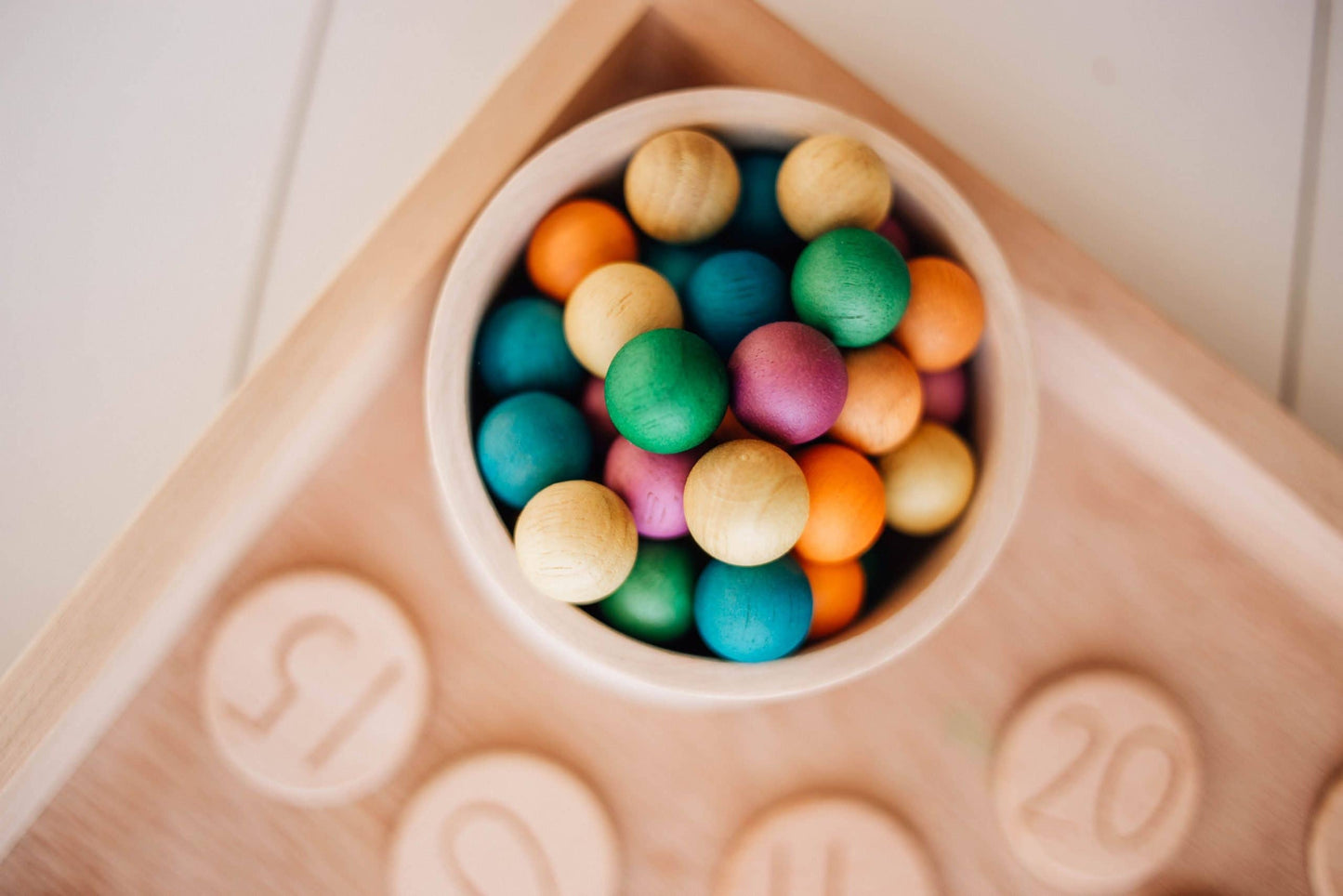 Wooden Ball Set Of 50